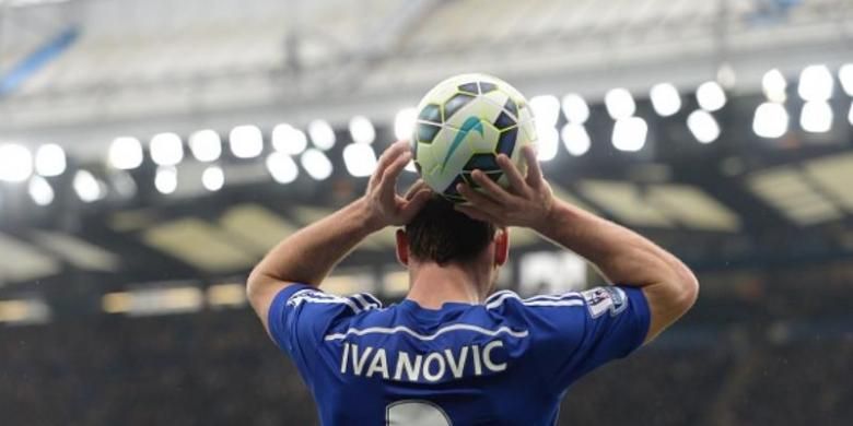 Pemain belakang Chelsea, Branislav Ivanovic.