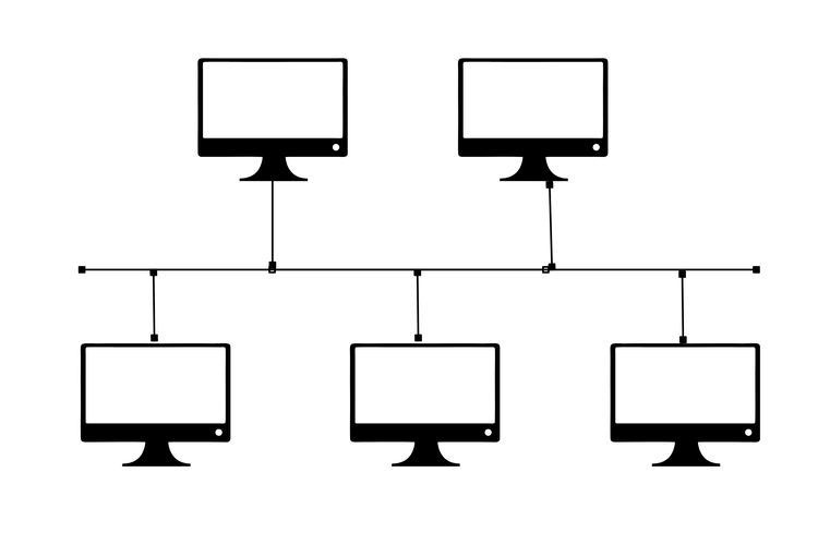 Ilustrasi Topologi Bus