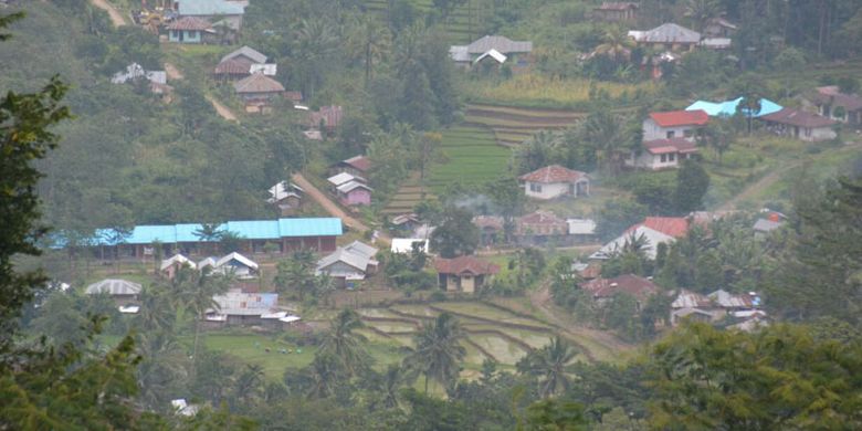 Kampung di Flores, Nusa Tenggara Timur.