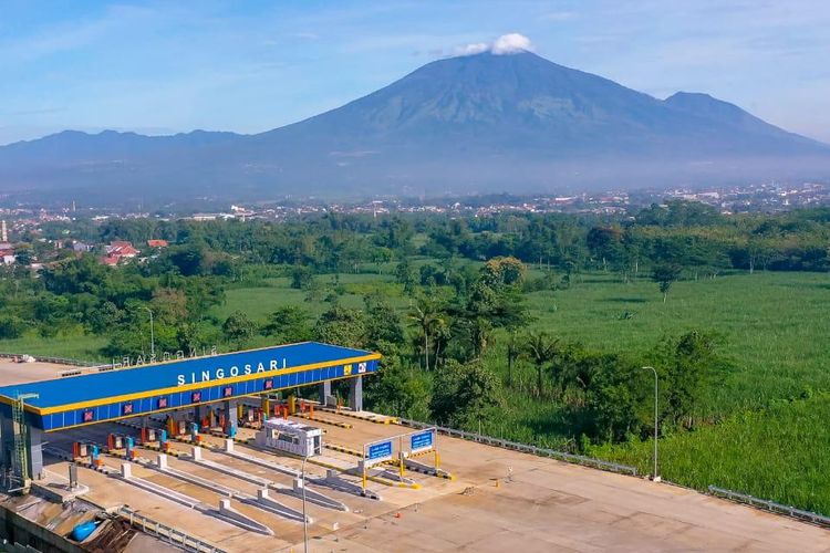 Gerbang Tol Singosari di Jalan Tol Pandaan-Malang