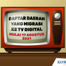 INFOGRAFIK: Daftar Daerah yang Migrasi ke TV Digital pada 17 Agustus 2021