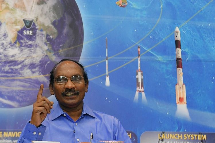 Kepala Organisasi Riset Luar Angkasa India (ISRO), Kailasavadivoo Sivan.