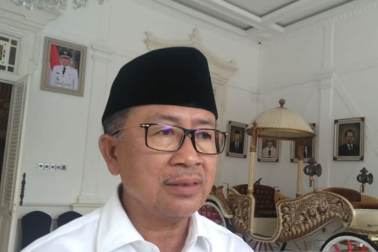 Bupati Cianjur Herman Suherman di Pendopo Cianjur, Kabupaten Cianjur, Jawa Barat, Jumat (25/11/2022). 