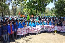 Tolak Izin Tambang, Mahasiswa Kembali Gelar Aksi di Kantor Gubernur Aceh