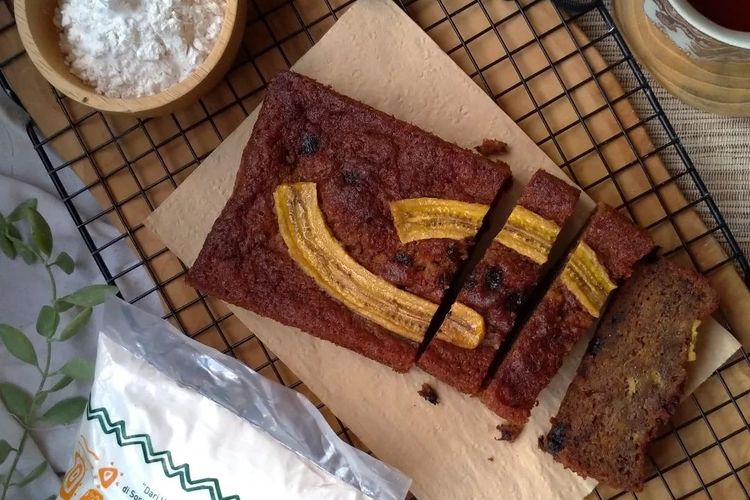 Cake pisang pemenang kontes makanan olahan sagu Sapapua untuk Indonesia dari PT ANJ. 