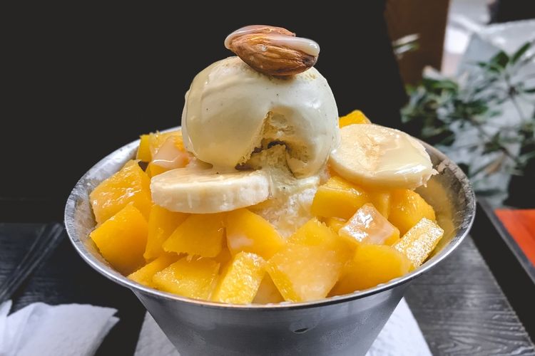 Ilustrasi patbingsoo atau patbingsu.