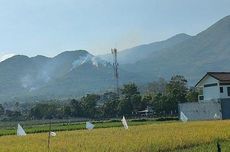 Gunung Putri di Garut Terbakar