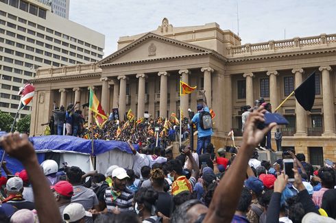 Pengunjuk Rasa Tetap Duduki Istana hingga Presiden Sri Lanka Benar-benar Mundur
