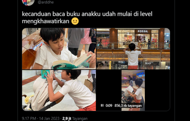 Viral, Twit Anak Kecanduan Baca Buku Tuai Pujian, Bagaimana Cara ...