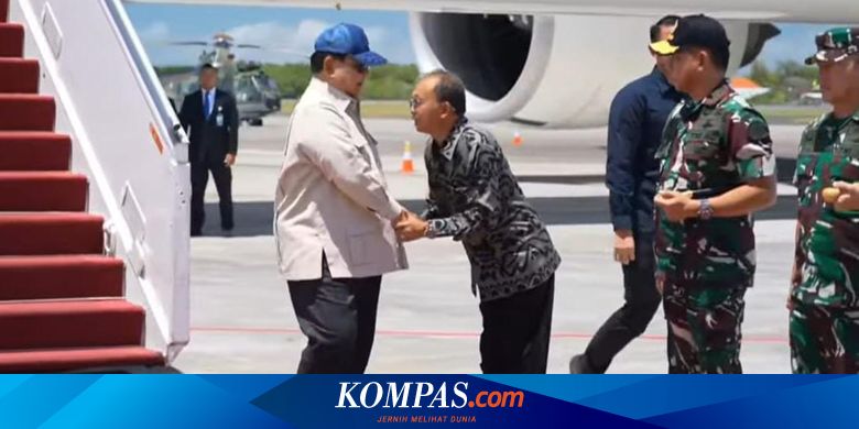 Pulang dari Timur Tengah, Prabowo Mendarat di Bali