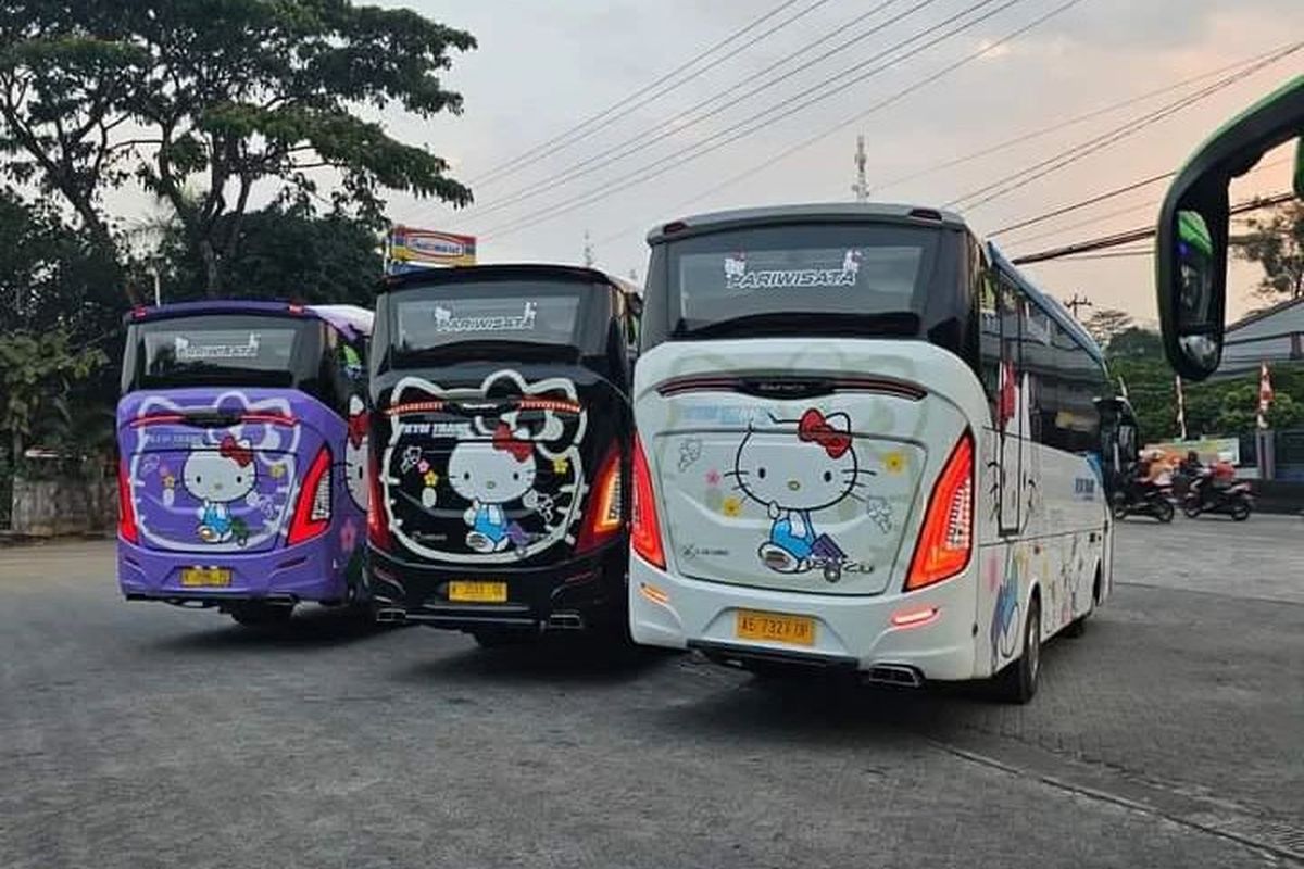 Medium bus baru milik PO KYM 