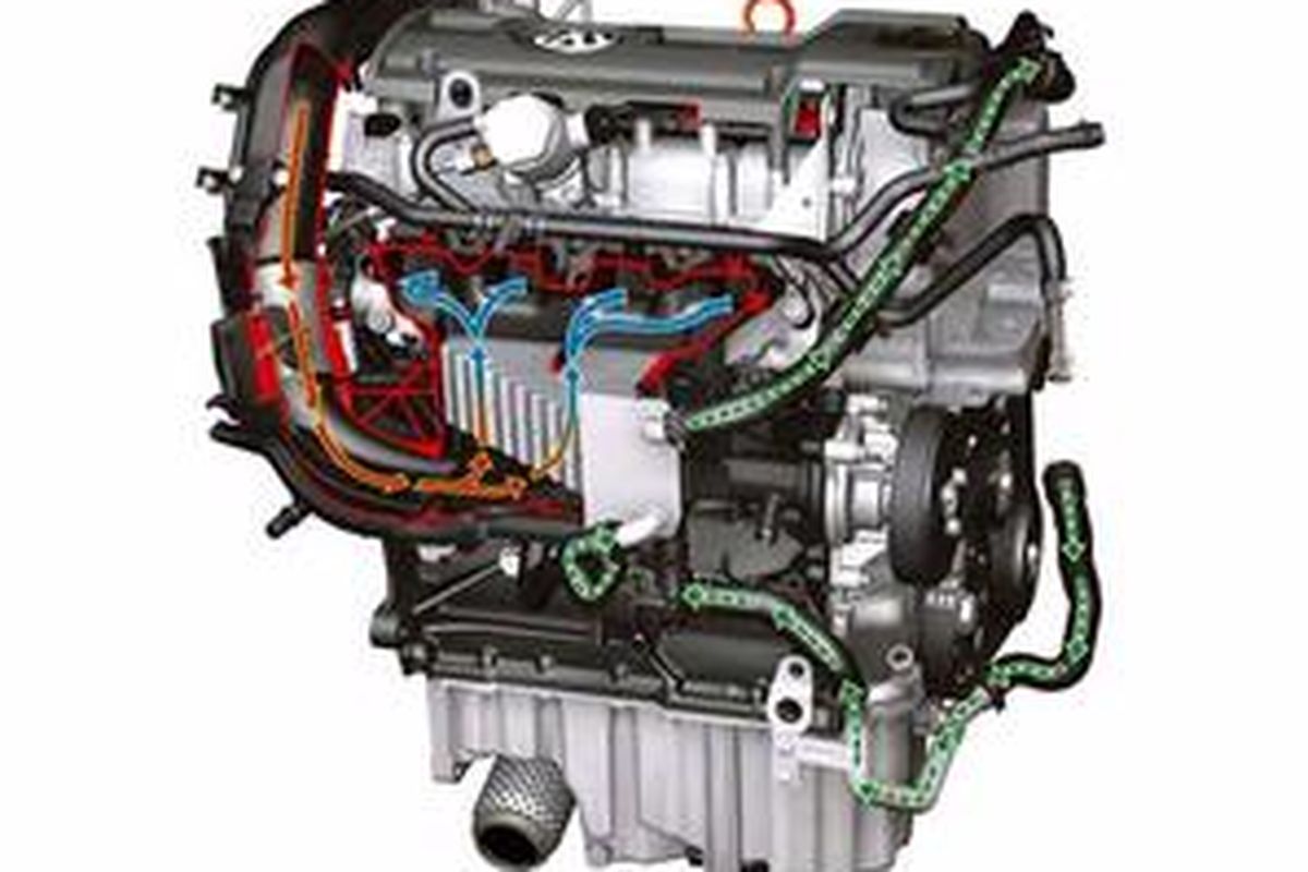 Mesin TSI 1,4 liter menerima penghargaan sebagai mesin bensin paling efisien saat ini.