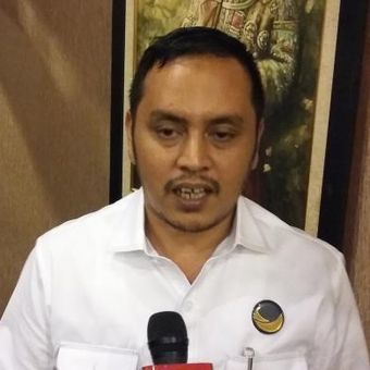 Wakil Sekretaris Jenderal Partai Nasdem Willy Aditya, saat ditemui di Menteng, Jakarta Pusat, Kamis (19/11/2015).