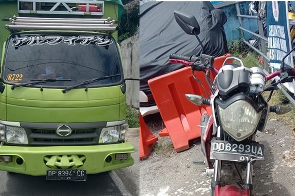 Kecelakaan lalu lintas antara sepeda motor jenis Yamaha Vixion berwarna merah bernomor polisi DD6293UA dengan truk Hino Light bernomor polisi DP8394CG terjadi di Jalan Ahmad Razak, Kelurahan Pajalesang, Kecamatan Wara, Kota Palopo, Sulawesi Selatan, Rabu (16/10/2024) siang.