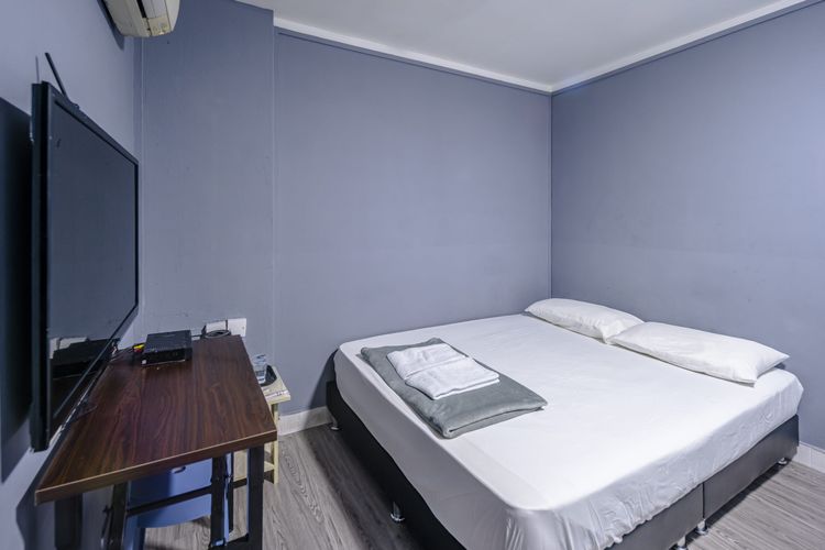 Ilustrasi salah satu kamar di K Hotel 8 yang dekat dengan venue konser Coldplay di Singapura.
