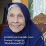 Mbah Ponirah, Istri Mendiang Mbah Maridjan Sang Juru Kunci Merapi, Meninggal Dunia