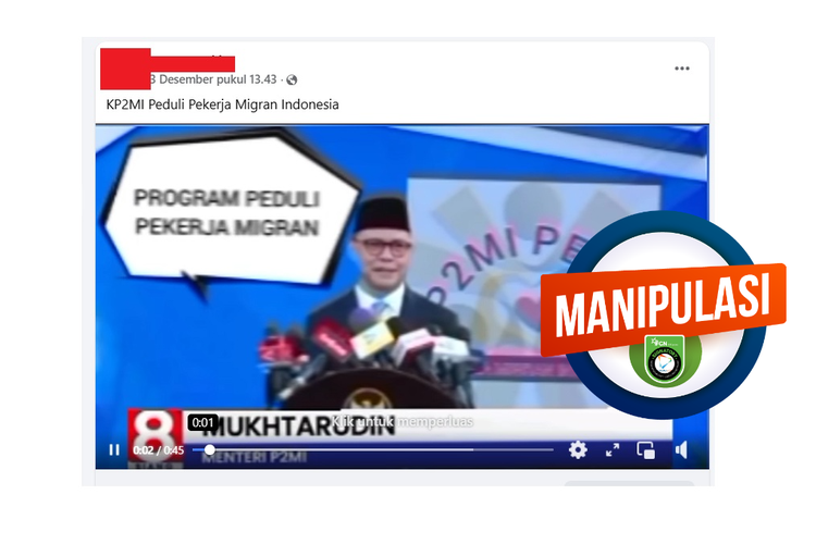 INFOGRAFIK: Hoaks Dana Santunan Rp 20 Miliar untuk Pekerja Migran dari Menteri P2MI