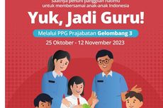 Cara Daftar PPG Prajabatan 2023 Gelombang 3, Ada Beasiswa Rp 17 Juta