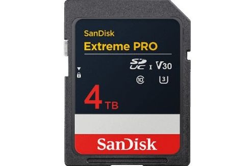 SanDisk Perkenalkan Kartu SD 4 TB, Diklaim yang Pertama di Dunia