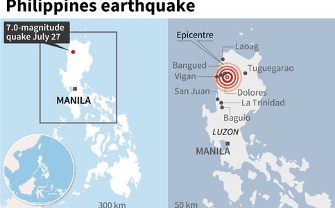 Powerful Earthquake Hits Northern Philippines