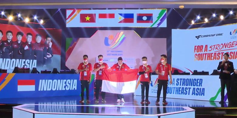 Lagi Viral, Tim Esports CrossFire Indonesia Sumbang Medali Perunggu SEA Games 2021