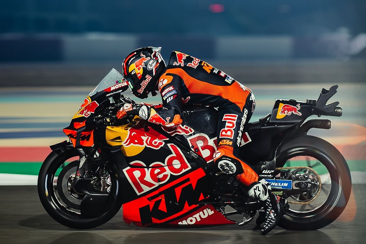 Maverick Vinales saat berlaga pada MotoGP Qatar 2025