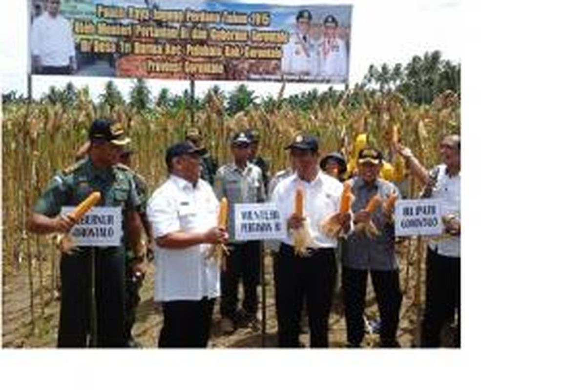 Menteri Pertanian Amran Sulaiman saat berada di Gorontalo