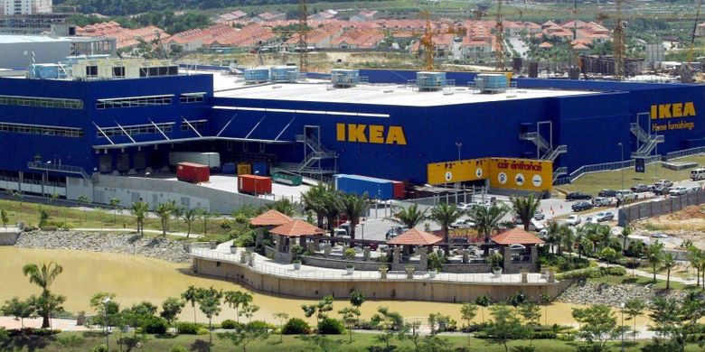 Toko terbesar IKEA di Johor Bahru, Malaysia