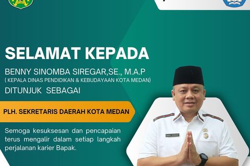 Sepak Terjang Benny Sinomba Siregar, Paman Bobby Nasution yang Ditunjuk Jadi Plh Sekda Kota Medan