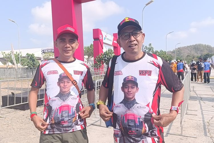 Datang dari Gunung Kidul, Bero Dukung Veda di MotoGP Mandalika: 
