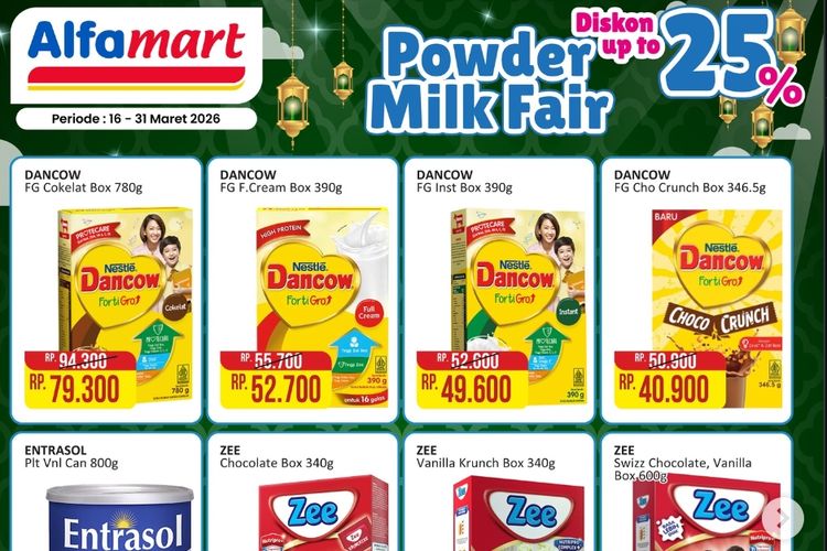 Promo Alfamart Hari Ini 24 Maret 2026, Mi Instan Harga Lebih Murah