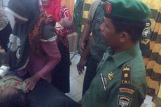 TNI Bawa Anak Gizi Buruk ke Rumah Sakit