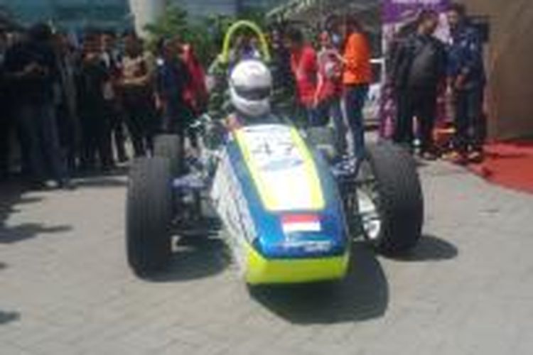 Mobil Formula Sapu Angin Speed III Karya mahasiswa ITS Surabaya.