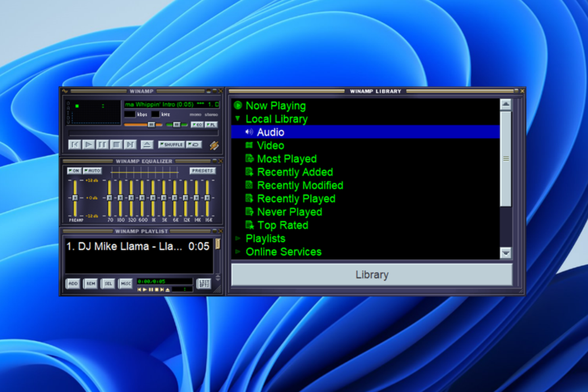 Aplikasi musik Winamp