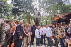 Didampingi Ganjar, Megawati Resmikan Patung Bung Karno Setinggi 7 Meter di Kaki Gunung Merapi