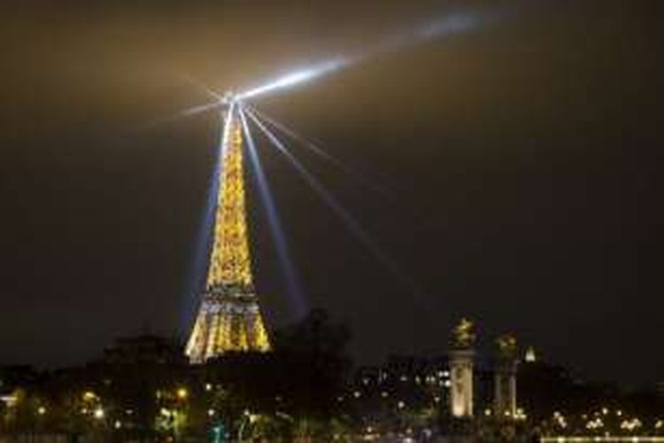 Menara Eiffel di Paris, Perancis.
