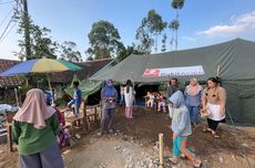 Balita Pengungsi Gempa di Kabupaten Bandung Kehabisan Susu Formula