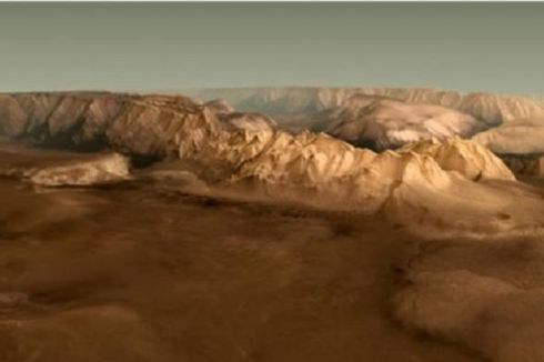 Mars Express Ungkap Wajah Ngarai Terpanjang di Tata Surya