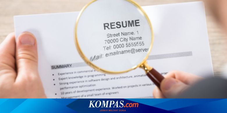 Incar Pekerjaan Impian Jangan Tulis 5 Kata Ini Di Surat