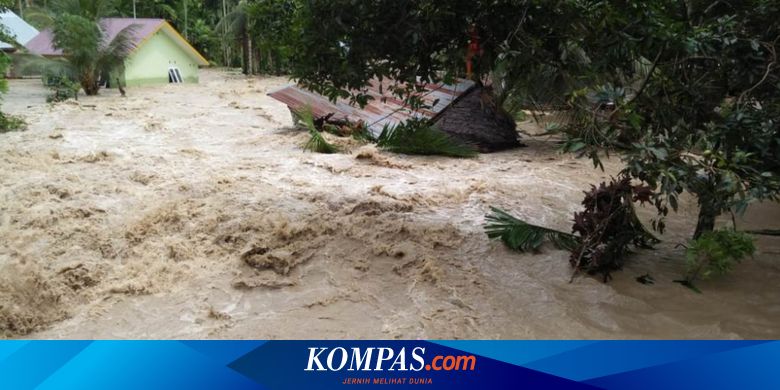 Banjir Bandang Di Aceh Utara Rumah Hanyut Hingga Ribuan Warga Mengungsi Halaman All Kompas Com