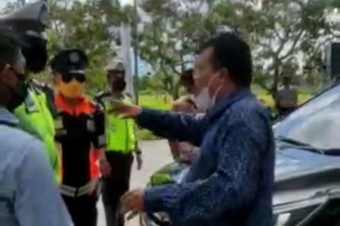 Tak Terima Diputar Balik karena Belum Vaksin, Anggota DPRD Debat dengan Polisi