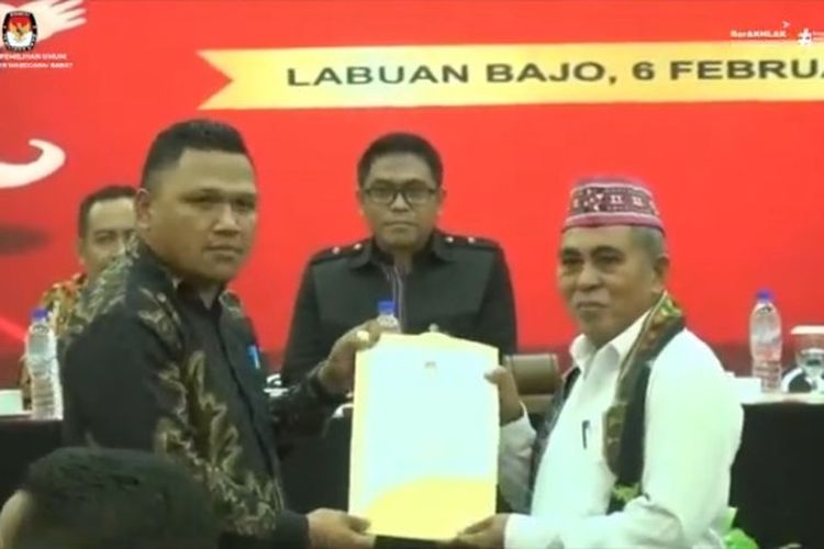 KPU Manggarai Barat Tetapkan Paslon Edi-Weng sebagai Bupati dan Wakil Bupati Terpilih