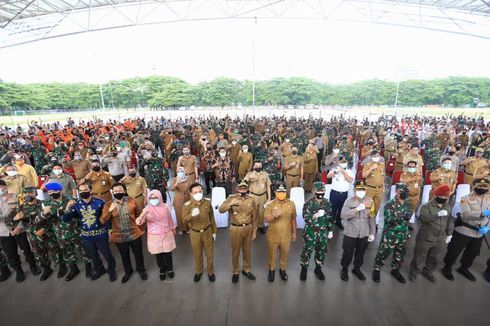 Upacara di Lapangan Karebosi, Pj Walkot Makassar Ingin Kasus Covid-19 Landai Akhir Juli