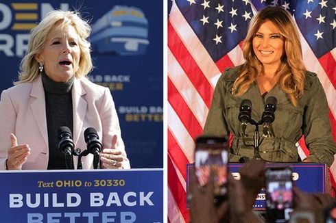 Melania Trump atau Jill Biden, Siapa Ibu Negara AS Berikutnya?