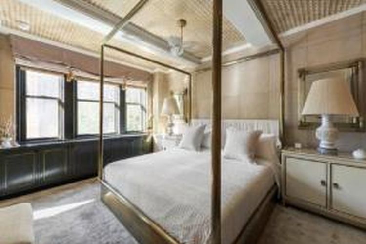Tempat tidur Cameron Diaz ini akan menjadi milik Anda jika membeli apartemennya senilai 4,25 juta dollar AS.