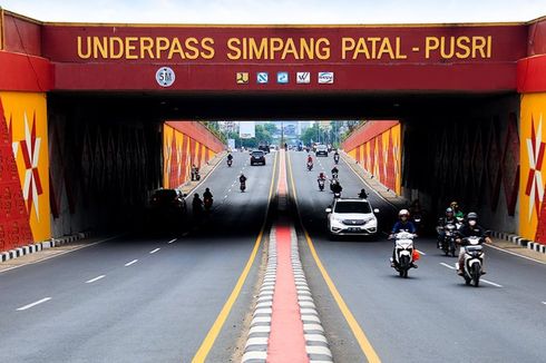 Ada Motif Songket, Nih Wajah Baru Underpass Simpang Patal-Pusri di Palembang