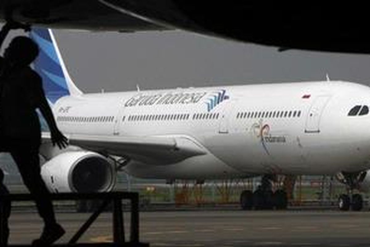 Pesawat Garuda Indonesia.