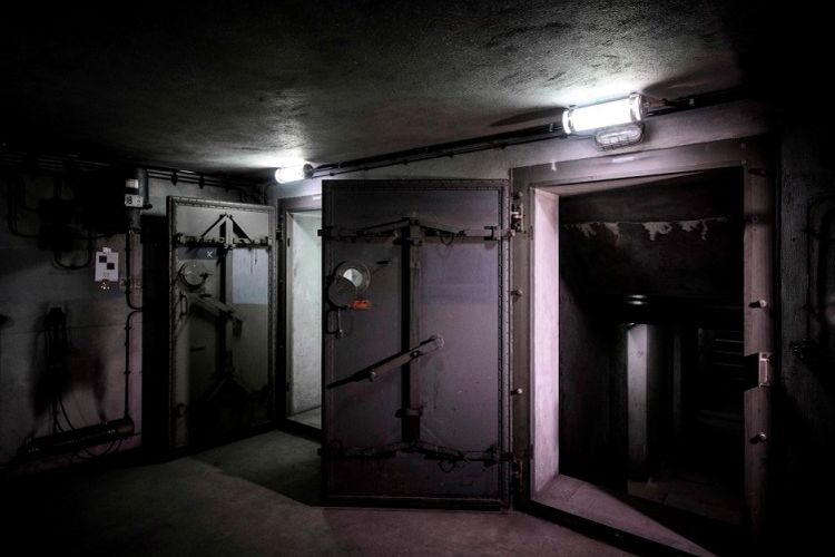 Sebuah ruangan bawah tanah yang dibangun sebelum era Perang Dunia II tersembunyi di bawah stasiun kereta Gare de lEst di Paris, Perancis.