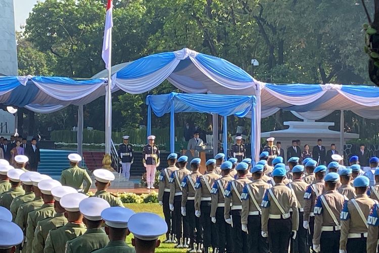 Didampingi Gibran, Prabowo Pimpin Upacara Hari Kesaktian Pancasila di Lubang Buaya