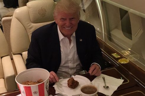 Makan Banyak, Masih Bisakah Presiden Trump Kurangi Berat Badan?